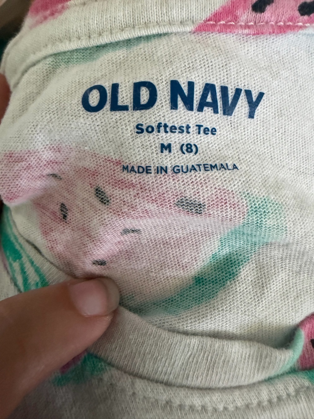 Old Navy Girls' Watermelon Shirt - Picture 3 of 4